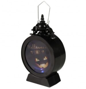 LED Halloween Clock Lantern Candle