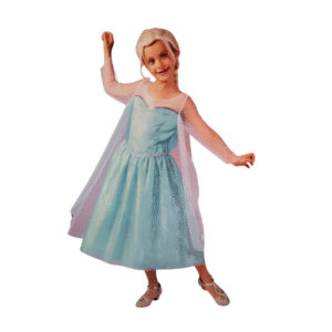 Frozen Kids Elsa With Wig Costume