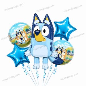 Bluey Foil Balloon Set (Pack of 5)