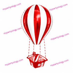 Hot Air Balloon Red 35'' Foil Balloon