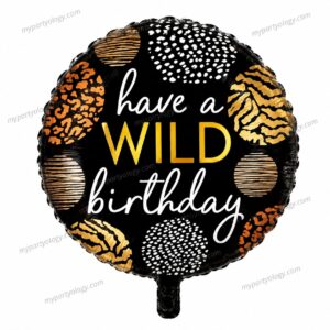 Have a Wild Birthday 18'' Foil Balloon (Betallic)