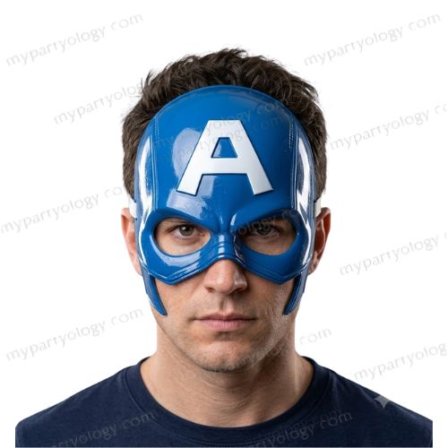 Captain America Plastic Mask