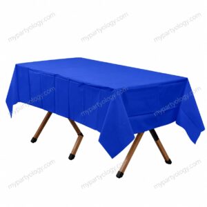 Dark Blue Plastic Tablecover