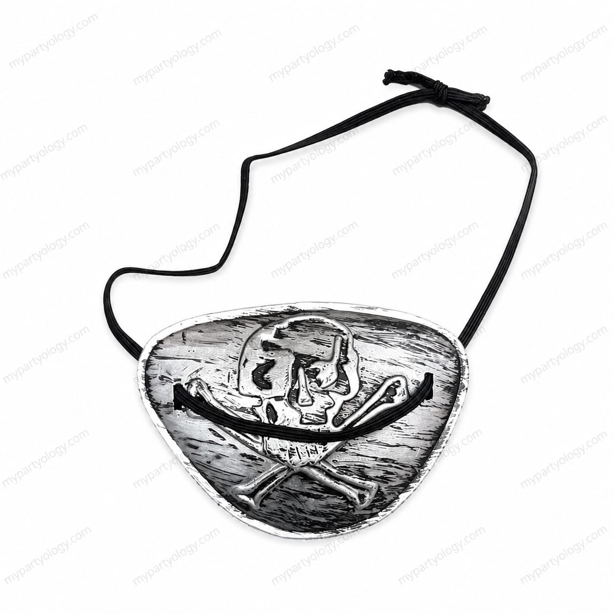 Pirate Silver Eye Patch - Image 2