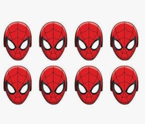 Spiderman Paper Mask (Pack of 10)
