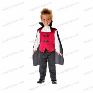 Vampire With Cape Kids Costume