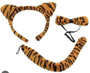 Tiger Headband With Tail and Bow