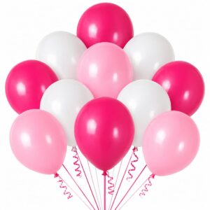Hello Kitty Shades Of Pink & White 12″ Latex Balloons (Pack of 12)