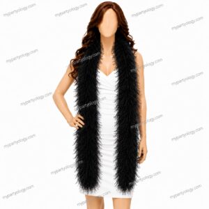 Black Feather Boa (Pack of 1)