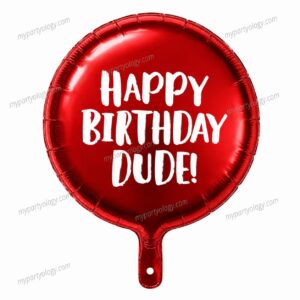 Happy Birthday Dude 18" Foil Balloon (Anagram)