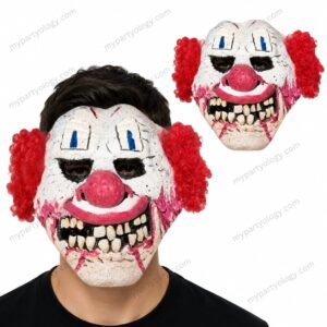 Clown Red Hair High Quality Silicon Mask