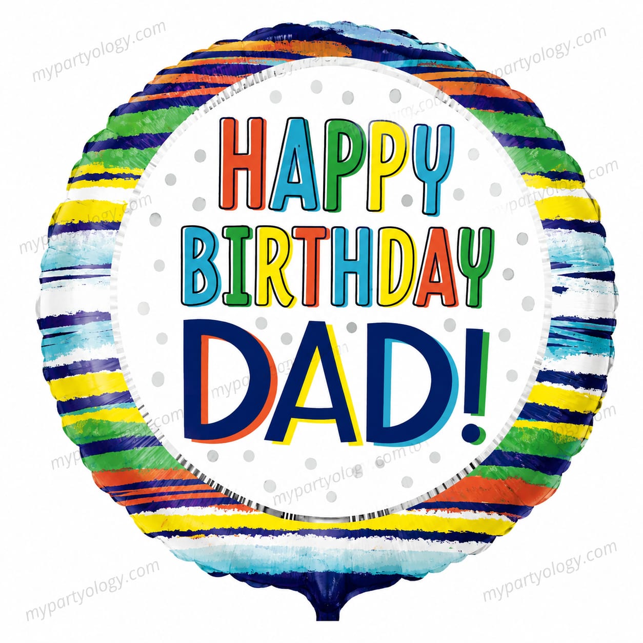 Happy Birthday Dad 18" Foil Balloon (Anagram)