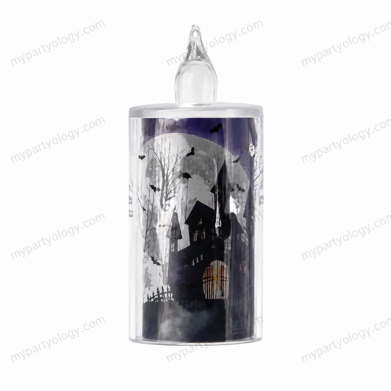 Halloween Cylindrical LED Candle Light
