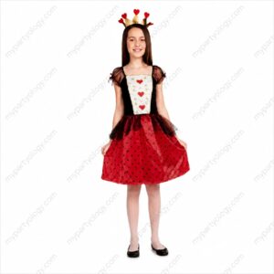 Queen Of Hearts Kids Girls Costume