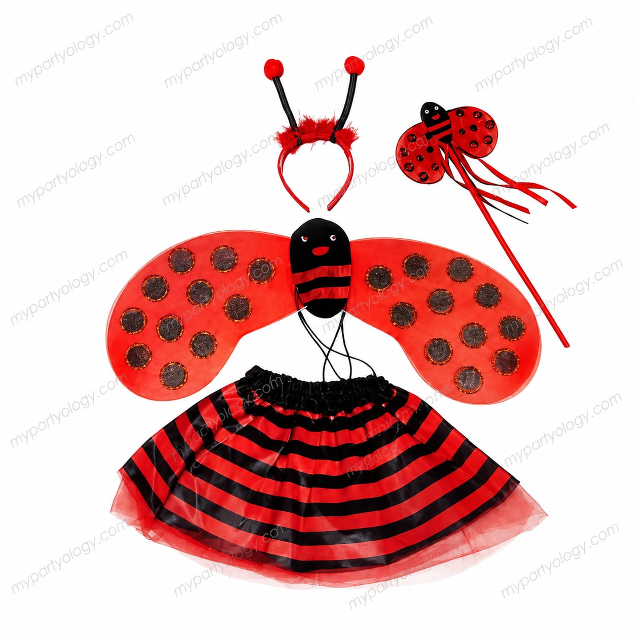 Ladybug With Wand Kids Costume