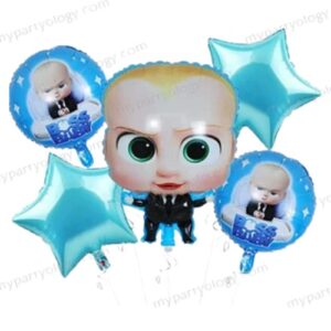 Boss Baby Foil Balloon Set (Pack of 5)