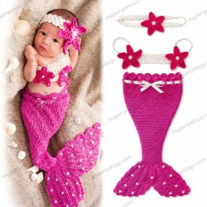 Mermaid Infant Crochet Costume