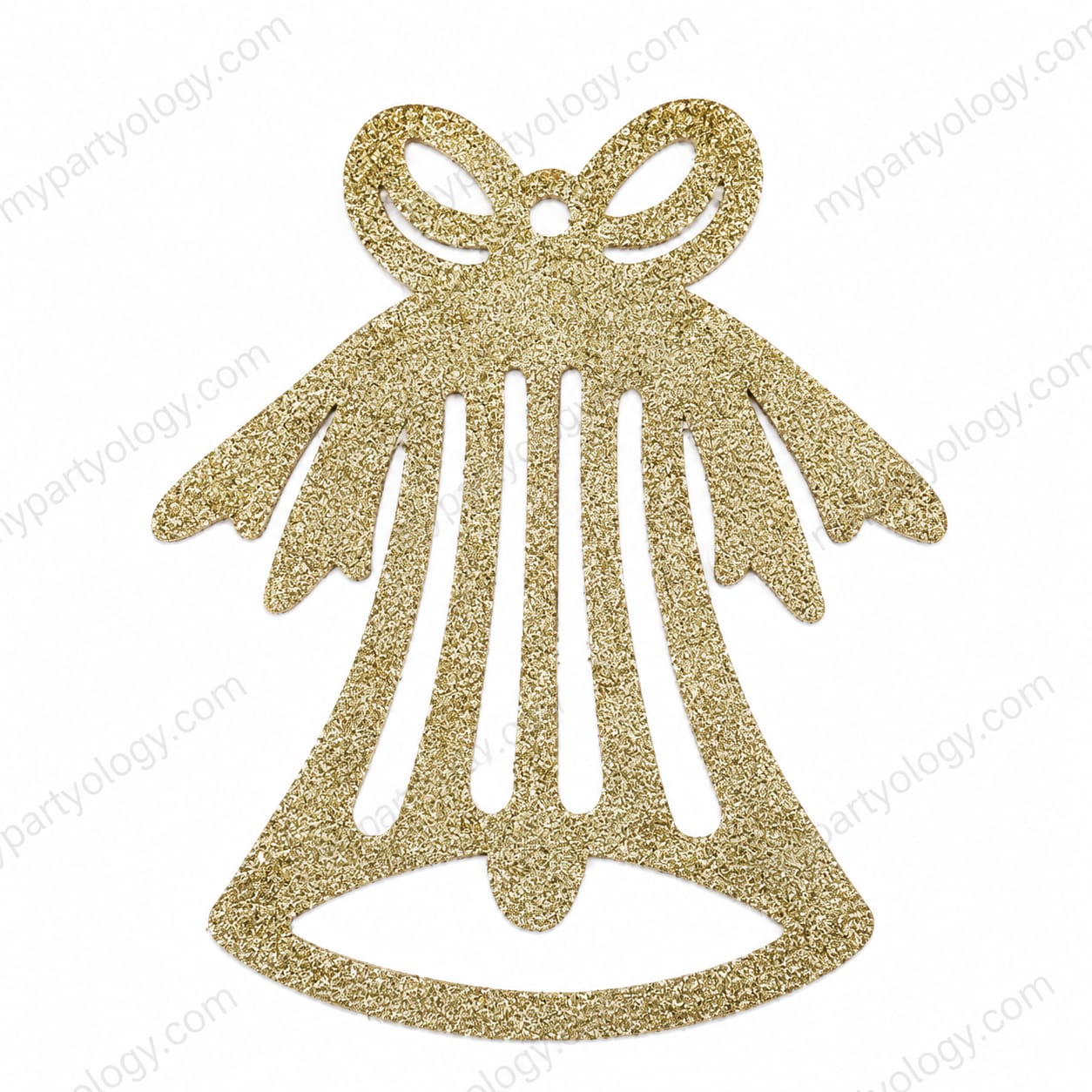 Gold Glitter Bell/Angel Hanging Decor