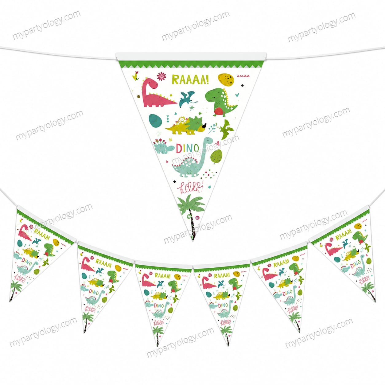 Dino The Dinosaur 10ft Flag/Pennant Banner