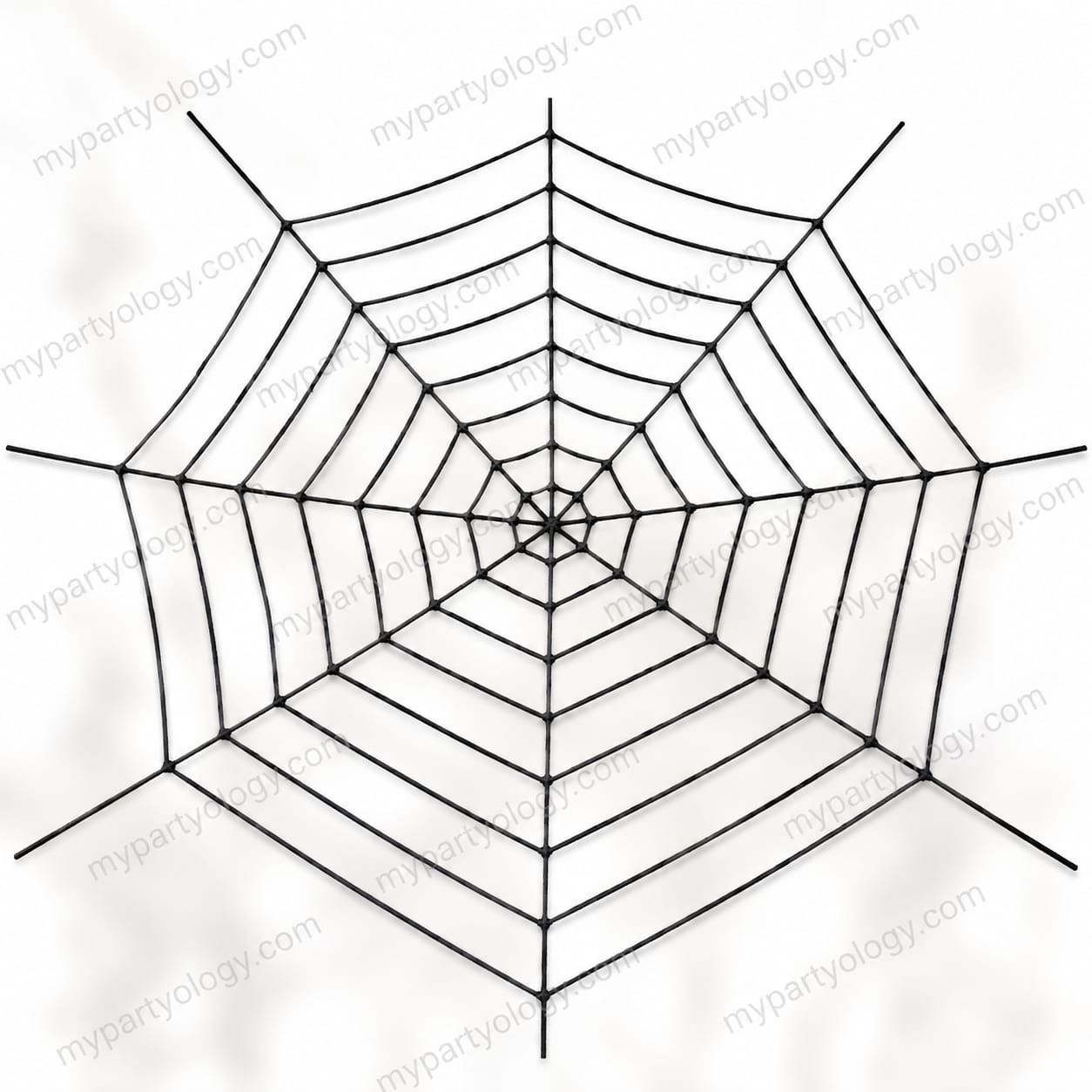 Black Nylon 6ft Spider Web