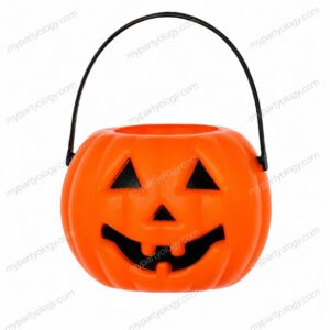 Orange Large Trick or Treat Pumpkin Pail