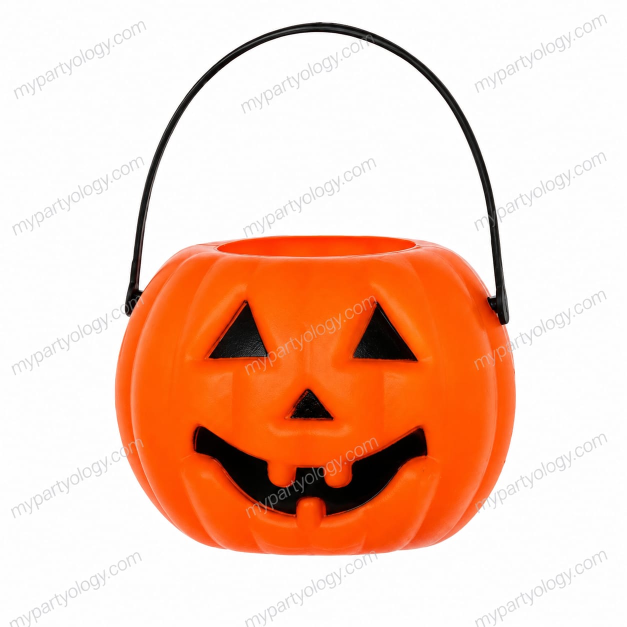 Orange Large Trick or Treat Pumpkin Pail