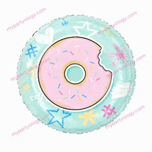 Donut Round Shaped 18'' Foil Balloon