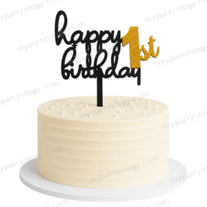 Happy 1st Birthday Cake Topper