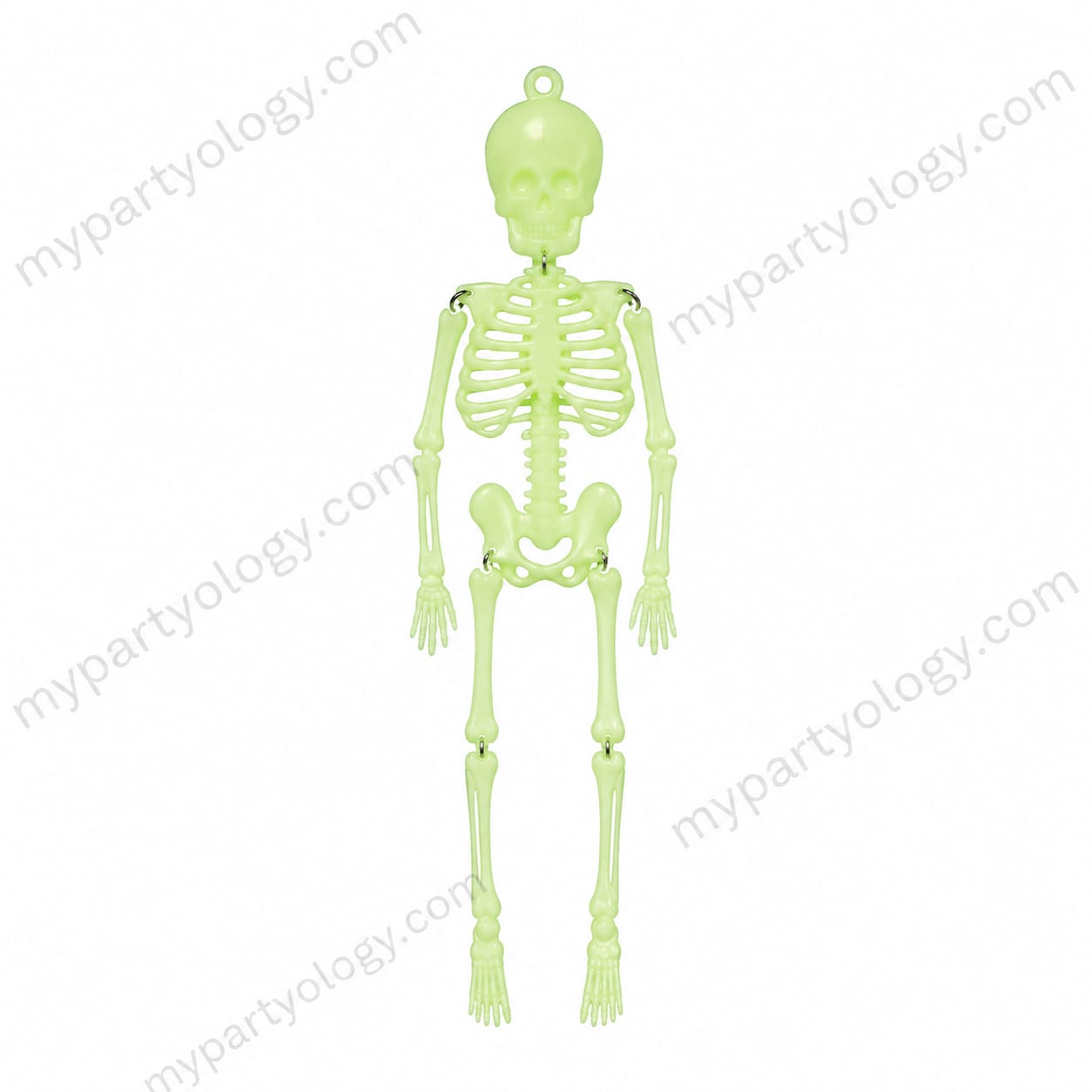 Glow In The Dark 1ft Hanging Skeleton