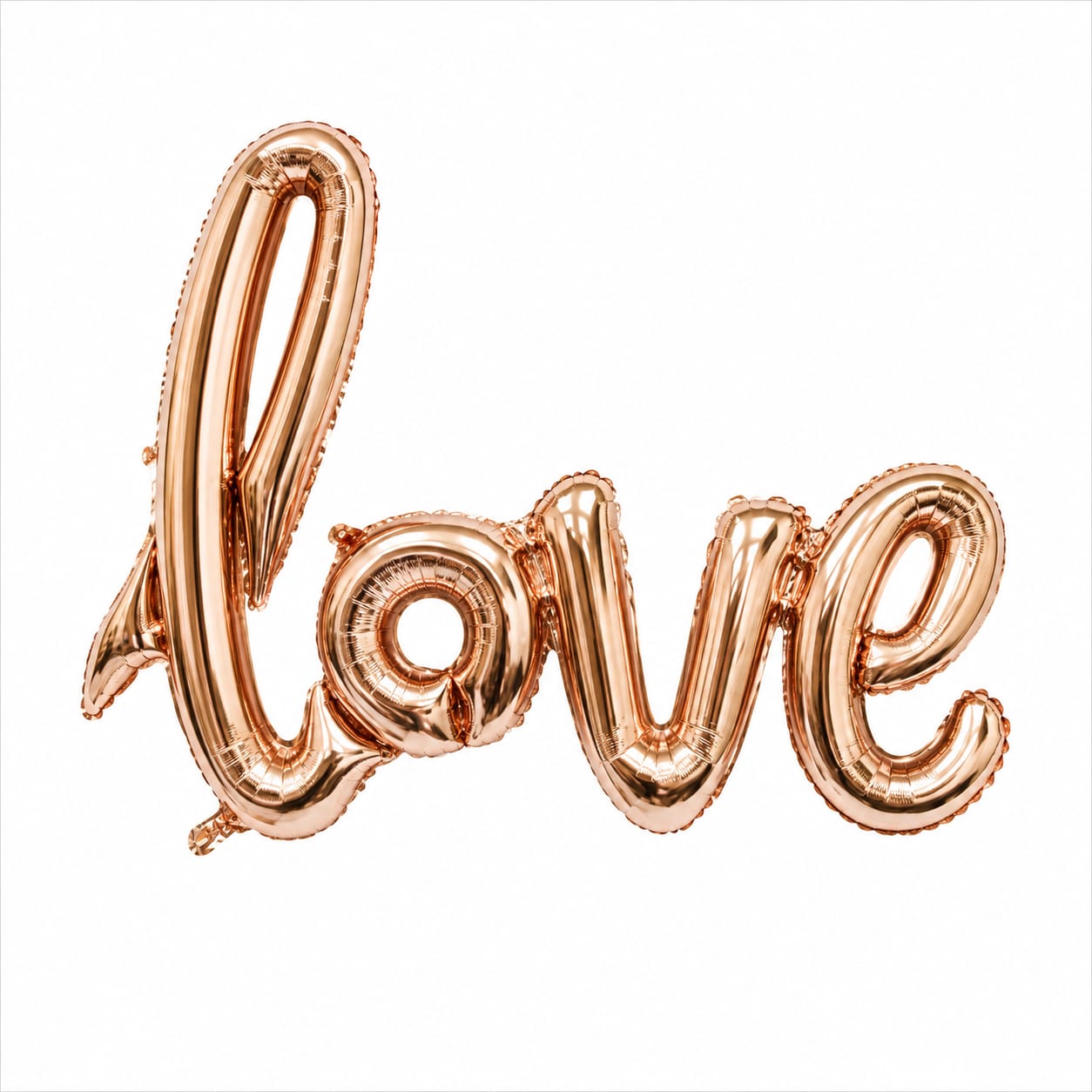 Love Rose Gold 28" Foil Balloon Banner