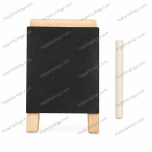 Mini Chalkboard Easel With Chalk 1/pkt