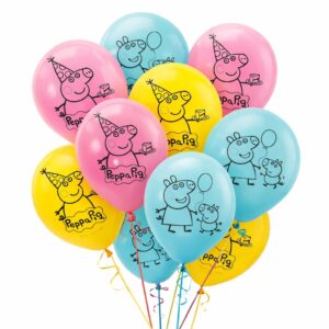 Peppa Pig 10'' Latex Balloon Set (Pack of 15)