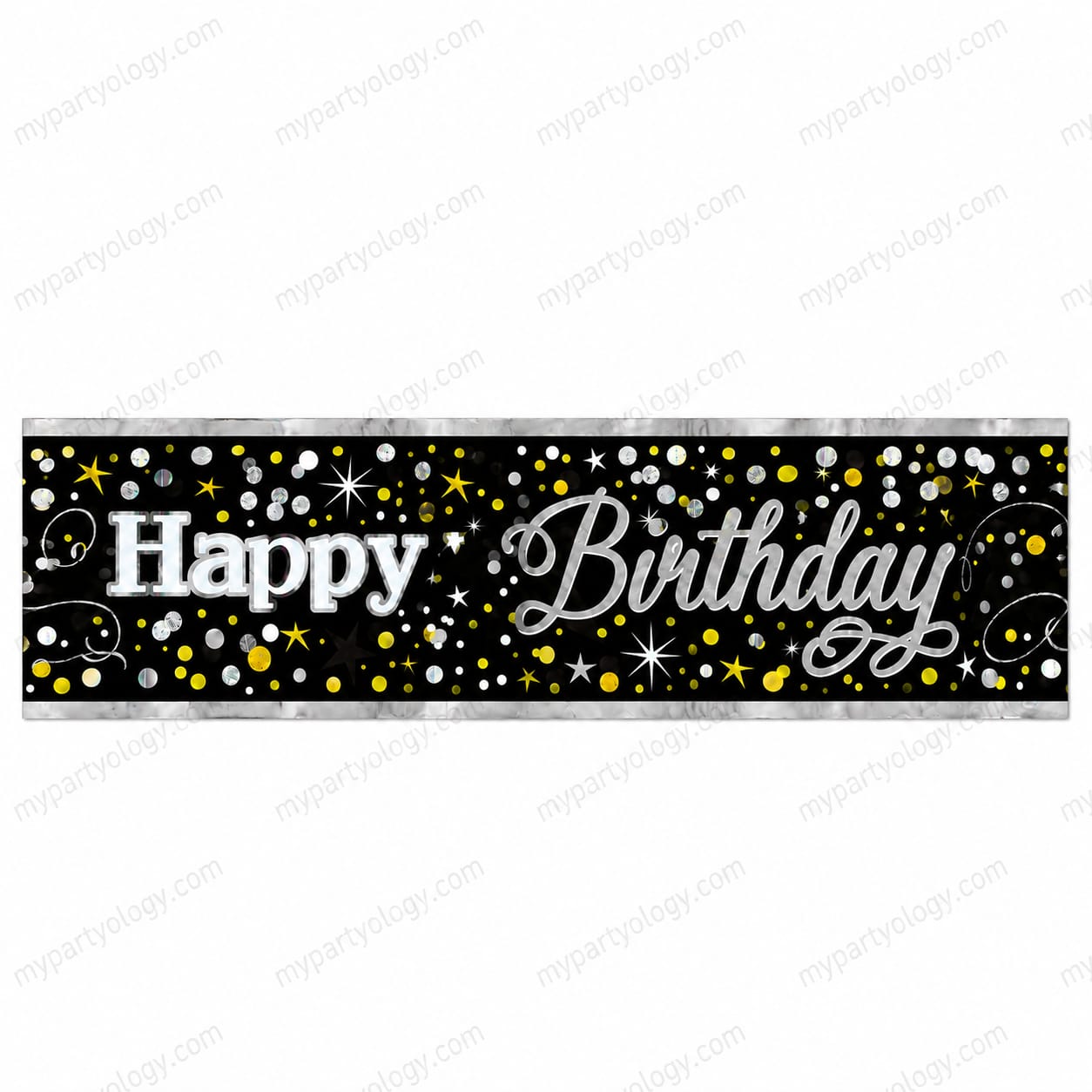 Glittering Birthday Foil Banner