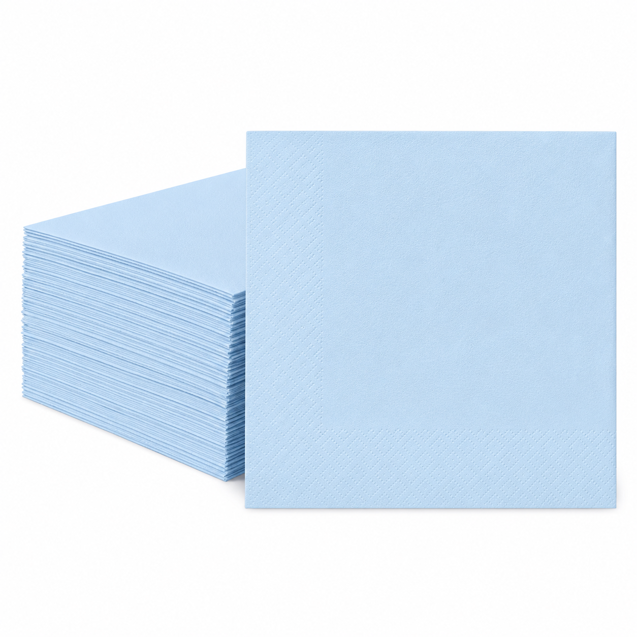Light Blue Paper Napkins (Pack of 20)