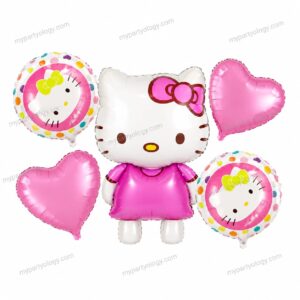 Hello Kitty Foil Balloon Set (Pack of 5)