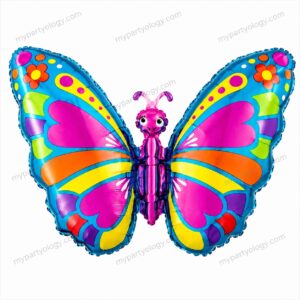 Butterfly Colourful 24'' Foil Balloon