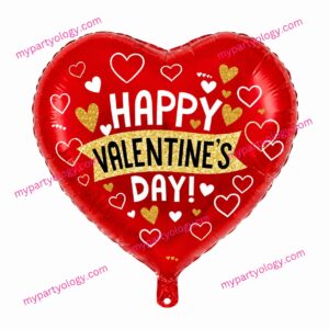 Happy Valentine's Day Red 18'' Foil Balloon