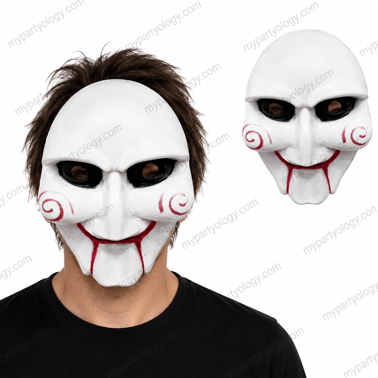 Saw Face Plastic Mask