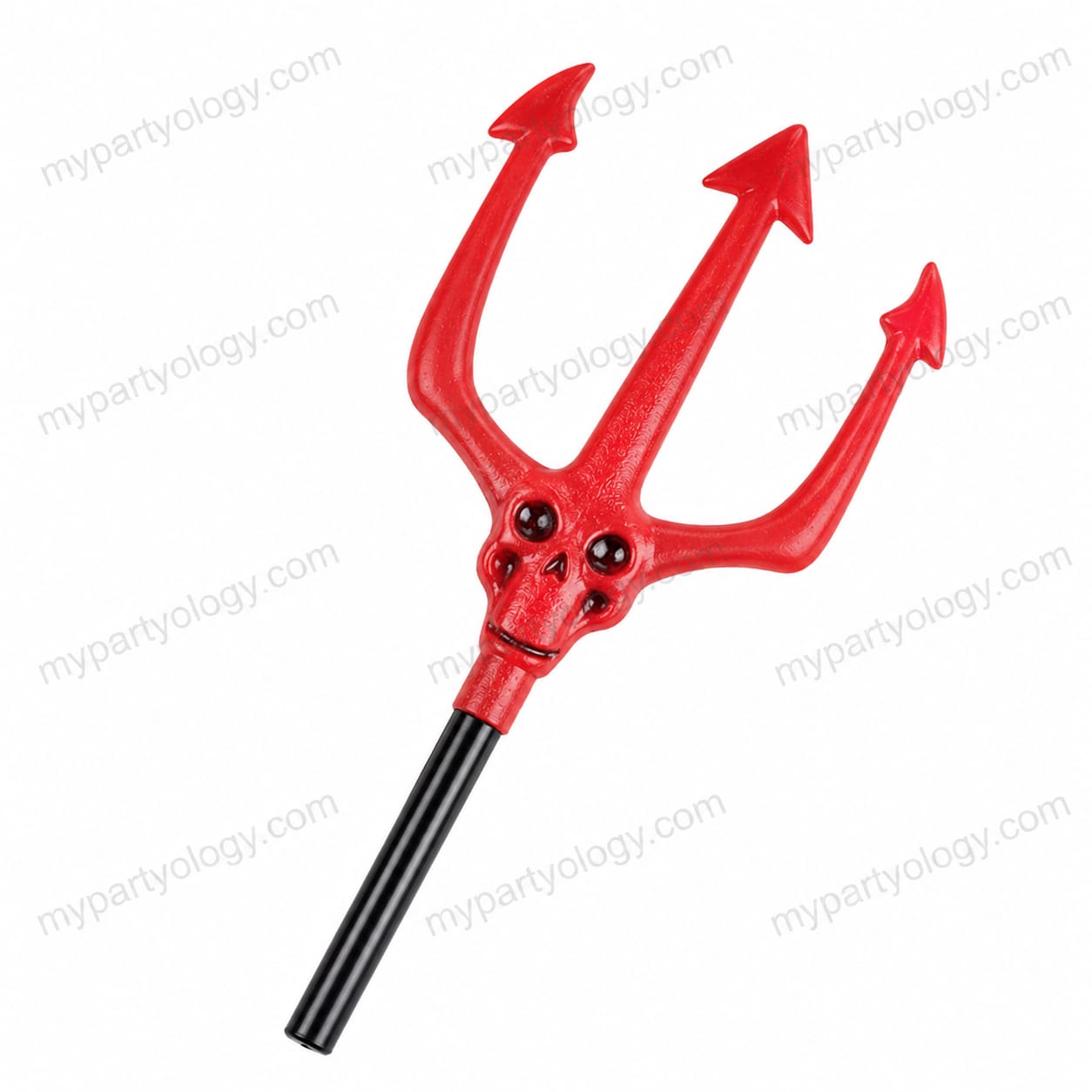Detachable Red Plastic Devil Pitchfork/Trident - Image 2