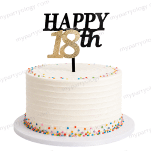 Happy 18th Birthday Cake Topper