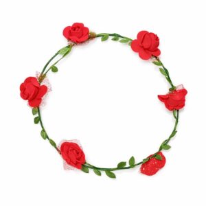 Red Rose Tiara/Headband