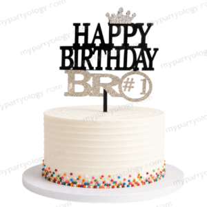 Happy Birthday Bro Cake Topper