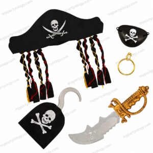 Pirate Costume Accessories Set (Pack of 5)