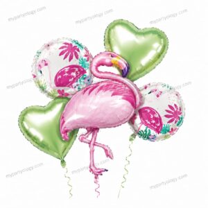 Flamingo Foil Balloon Set (Pack of 5)