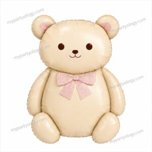 Beige Teddy Bear 36'' Foil Balloon