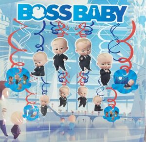 Boss Baby Swirl Hanging Decor (Pack of 12)