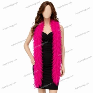 Dark Pink Feather Boa (Pack of 1)