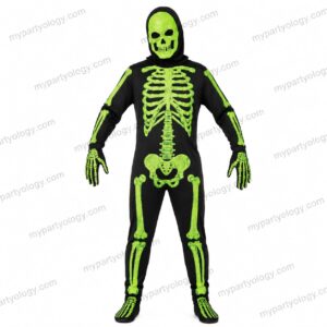 Skeleton Glow In The Dark Adult Full Body Costume