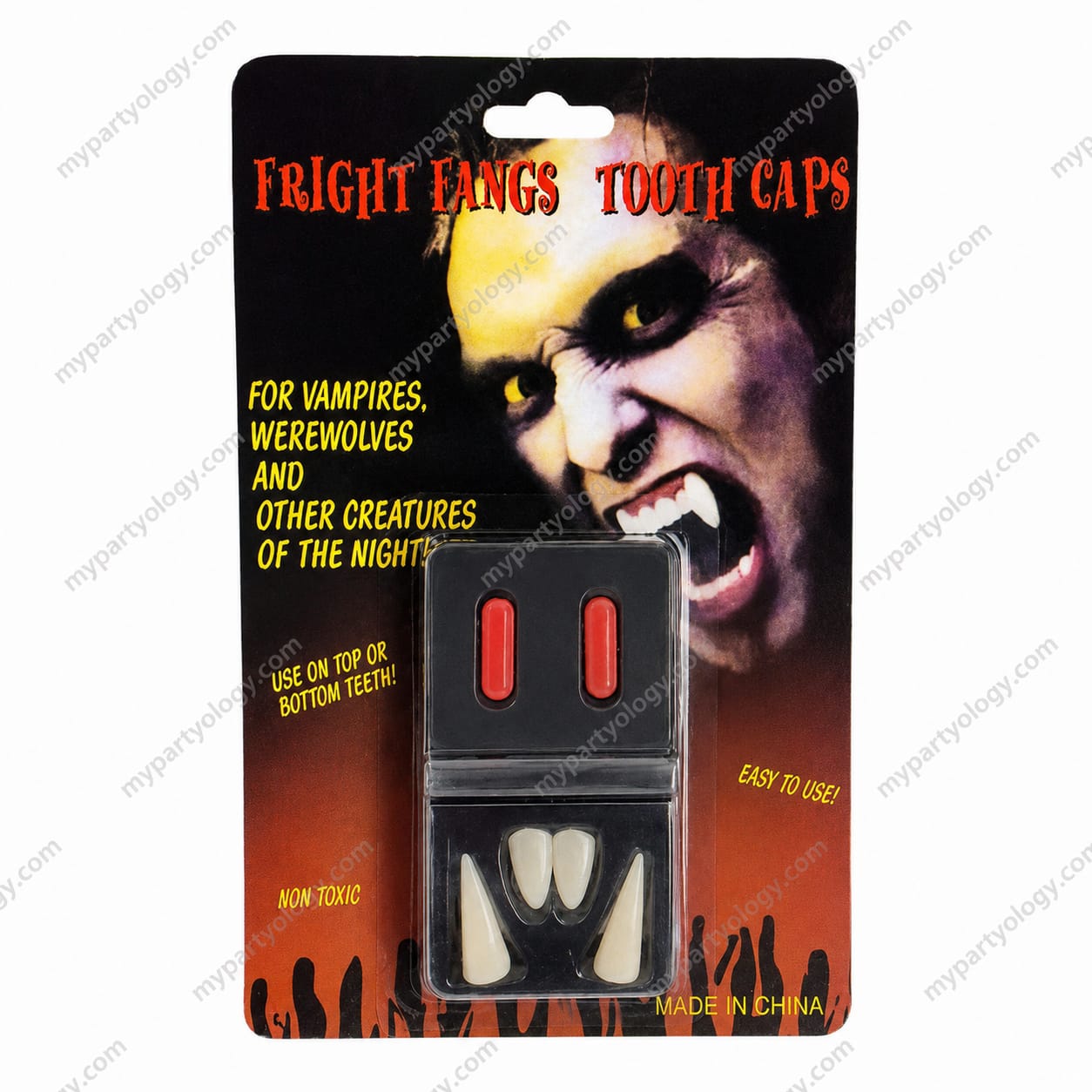 Vampire Fangs With Blood Capsule