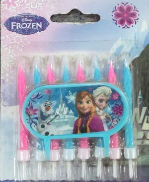 Frozen Candles with Cake Topper
